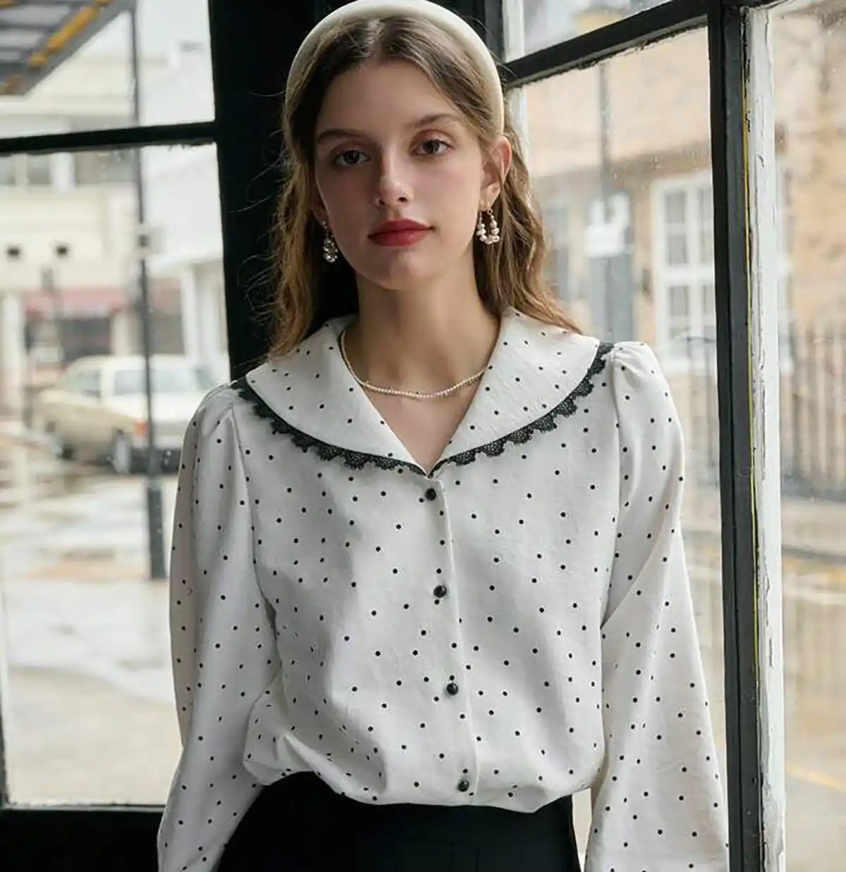 مدل لباس خال خالی زنانه