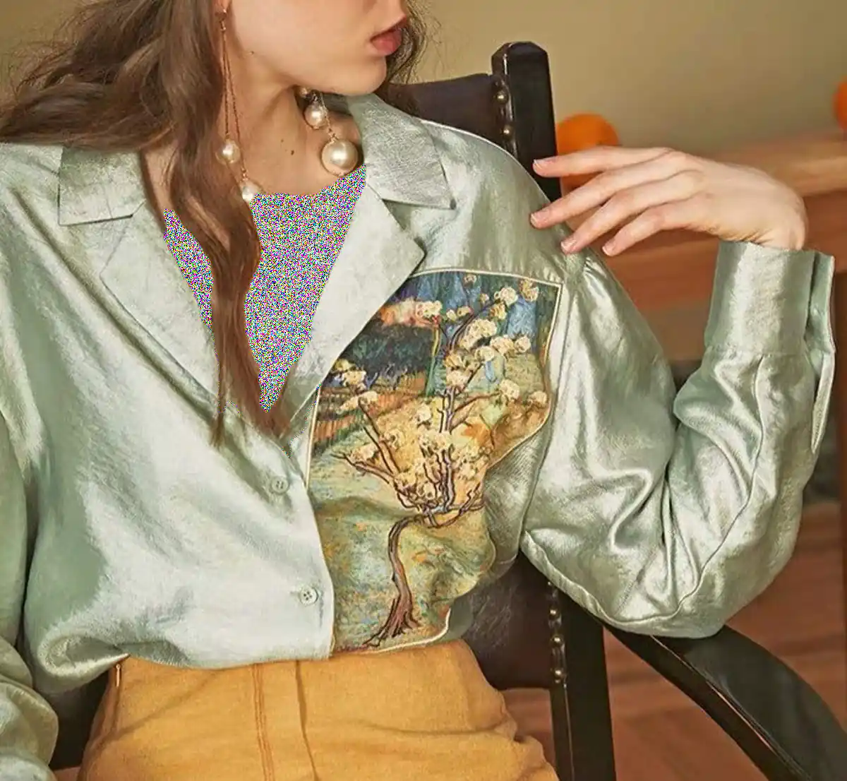 عکس لباس ابریشم بامبوک