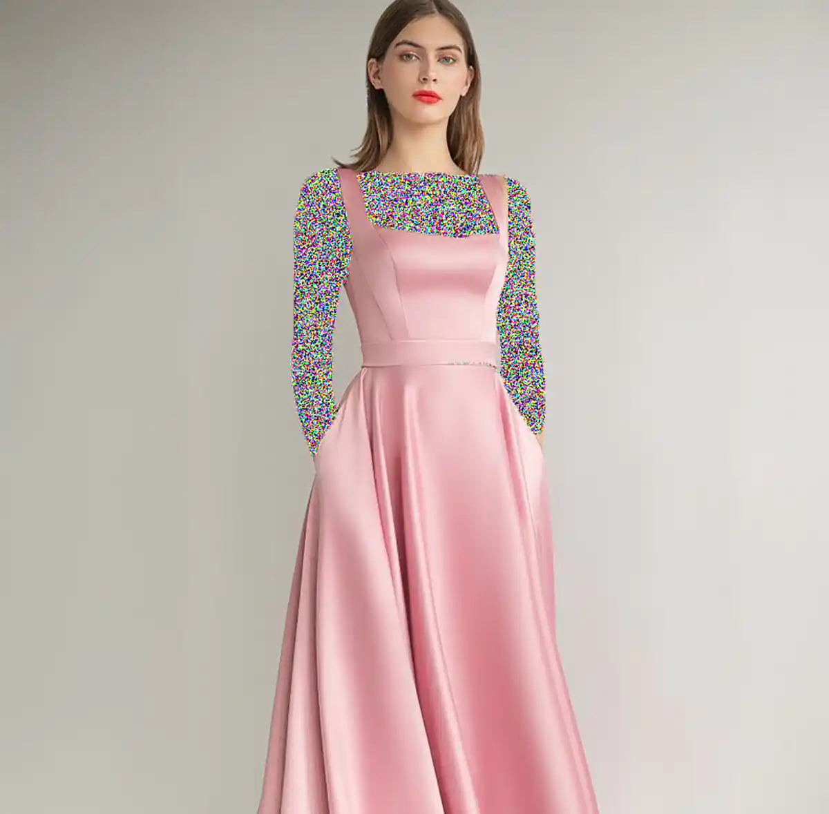 پیراهن ساتن زنانه
