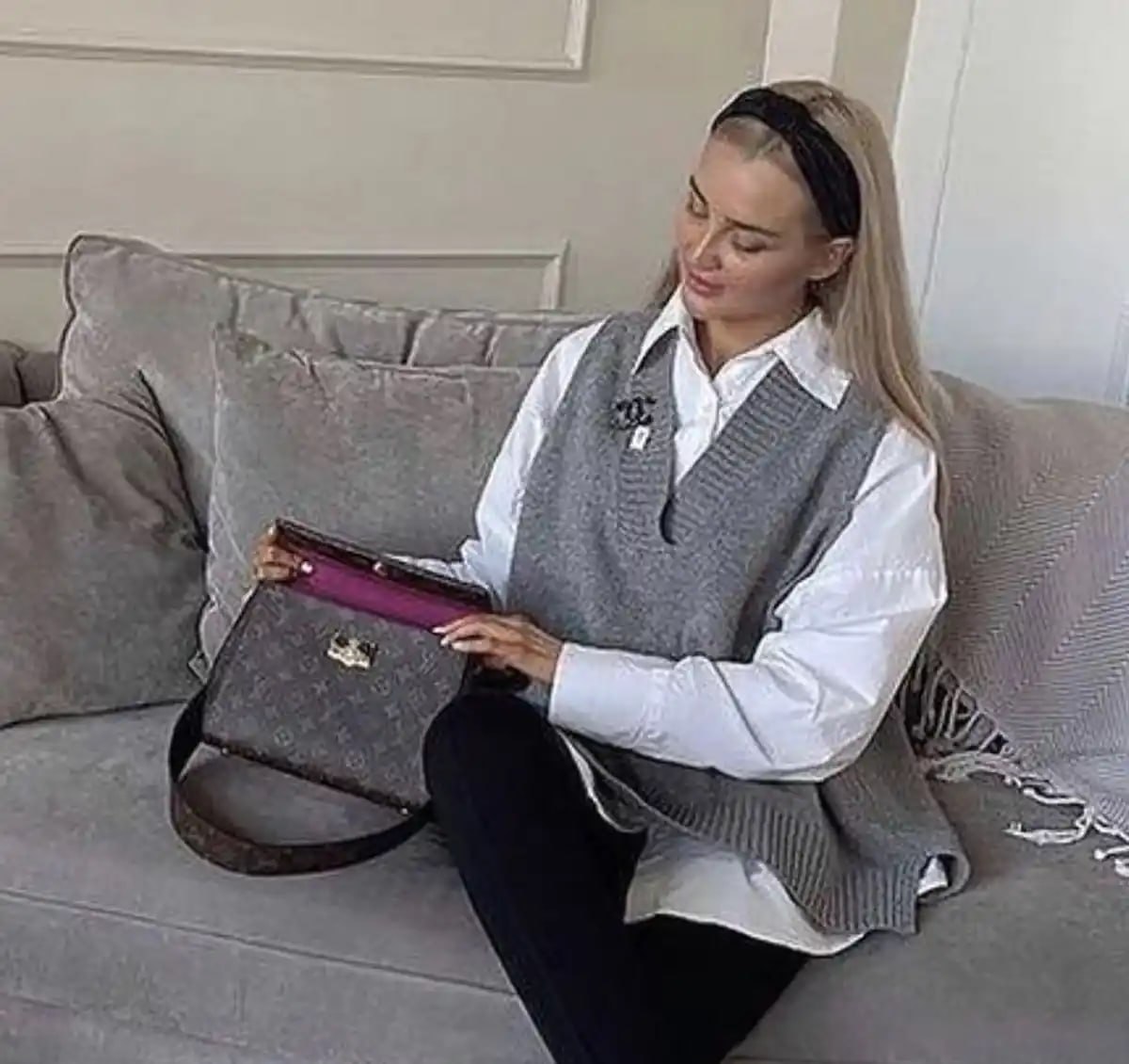 آموزش بافت جلیقه زنانه جلو بسته