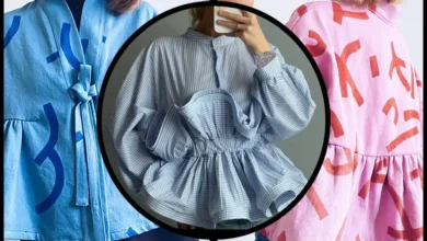 شومیز عروسکی کوتاه