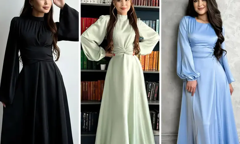 مدل لباس مجلسی ساده و شیک زنانه